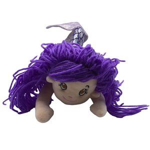 Fun Stuff Inc. Purple Hair Glitter Scales Tail Mermaid Doll Plush Toy 15.5"